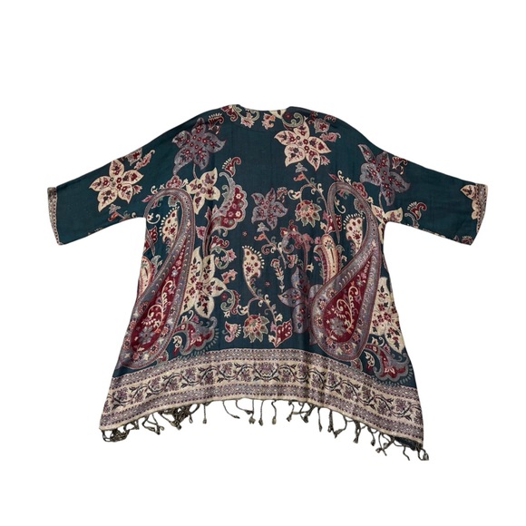 Soft surroundings eve topper paisley multi - Picture 3 of 4